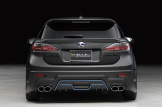 wald lexus ct200h ct ct200 black bison body kit rear bumper led brake lamp roof spoiler wing gate spoiler wing exhaust tip 2011 2012 2013