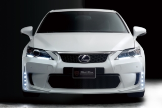 wald lexus ct200h ct ct200 black bison body kit front bumper led drl lamp light white 2011 2012 2013