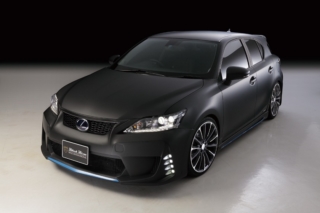 wald lexus ct200h ct ct200 black bison body kit front bumper led drl side skirt p21c wheel rim 2011 2012 2013