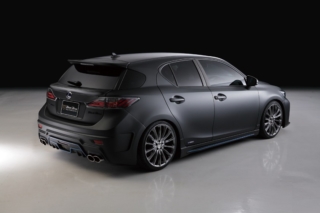 wald lexus ct200h ct ct200 black bison body kit rear bumper p21c wheel rim 2011 2012 2013