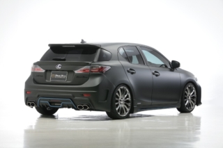 wald lexus ct200h ct ct200 black bison body kit rear bumper side skirt p21c wheel exhaust tip 2011 2012 2013