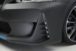 wald lexus ct200h ct ct200 black bison body kit front bumper led drl light 2011 2012 2013
