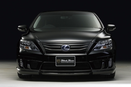 wald lexus ls460 ls460l ls600hl black biso front bumper 2010 2011 2012