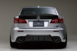 wald lexus isf black bison body kit rear bumper diffuser trunk wing spoiler carbon fiber 2008 2009 2010 2011 2012 2013 2014