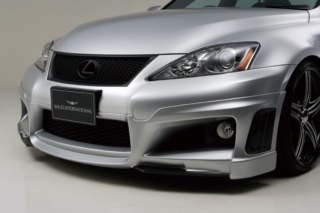 wald lexus isf black bison body kit front half bumper carbon fiber 2008 2009 2010 2011 2012 2013 2014