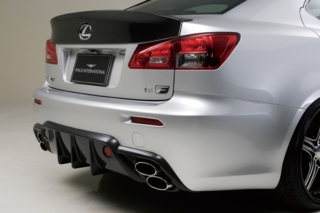wald lexus isf black bison body kit rear bumper diffuser trunk wing spoiler carbon fiber 2008 2009 2010 2011 2012 2013 2014