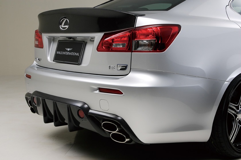 2008-2013 LEXUS IS-F ISF WALD'S STYLE FRP REAR DIFFUSER