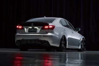 wald lexus isf black bison body kit rear diffuser trunk wing spoiler carbon fiber 2008 2009 2010 2011 2012 2013 2014