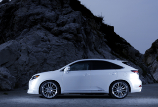 wald lexus rx350 f sport fsport executive line body kit side p12 wheel rim white 2013 2014 2015