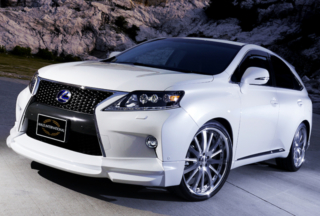 wald lexus rx350 f sport fsport executive line body kit front white 2013 2014 2015