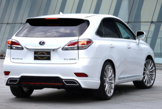 wald lexus rx350 f sport fsport executive line body kit rear white p21 rim wheel 2013 2014 2015
