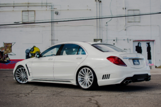 wald mercedes benz w222 s550 s63 s65 black bison body kit rear 2014 2015 2016 2017