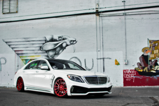 wald mercedes benz w222 s550 s63 s65 black bison body kit front 2014 2015 2016 2017