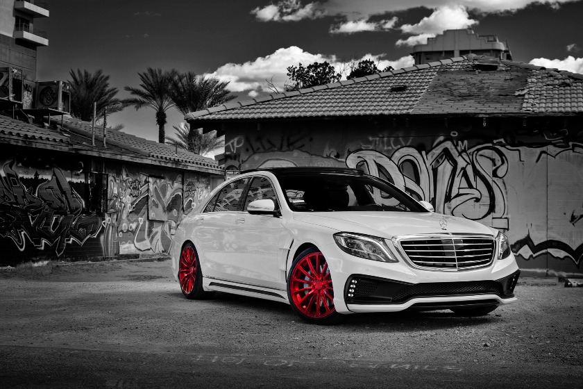wald mercedes benz w222 s550 s63 s65 black bison body kit front 2014 2015 2016 2017