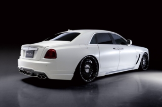 wald rolls royce ghost black bison edition body kit rear angle 2010 2011 2012 2013 2014