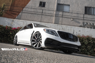 wald mercedes benz w222 s550 s63 s65 black bison body kit front b11c 2014 2015 2016 2017