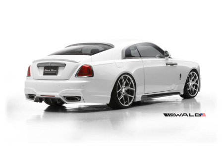 wald rolls royce wraith black bison edition body kit rear angle view 2014 2015 2016