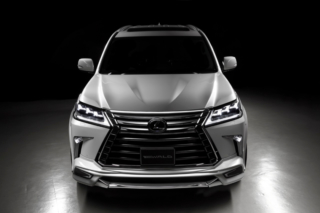 wald lexus lx570 sports line front bumper apron 2016 2017 2018