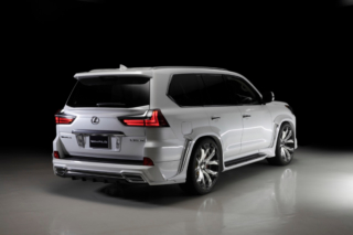 wald lexus lx570 sports line rear bumper apron 2016 2017 2018