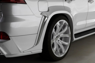 wald lexus lx570 sports line rear over fender j11c rim 2016 2017 2018