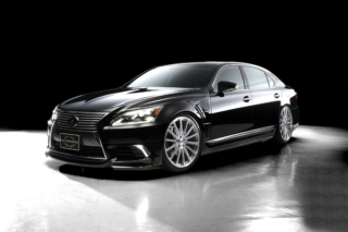 wald lexus ls ls460 ls460l ls600 ls600hl executive line body kit front angle 2013 2014 2015 2016 2017