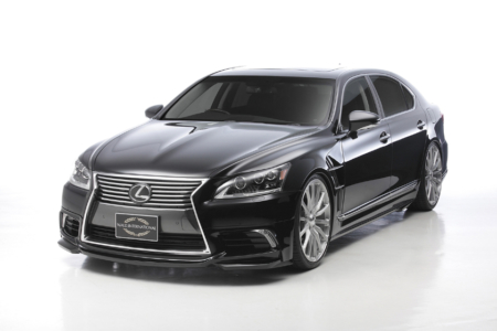 wald lexus ls ls460 ls460l ls600 ls600hl executive line body kit front angle 2013 2014 2015 2016 2017