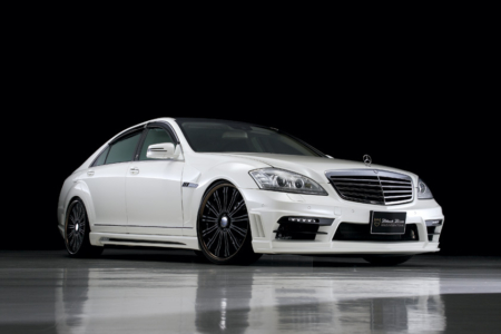 wald mercedes benz mbz w221 s550 s63 s65 black bison body kit front white 2010 2011 2012 2013