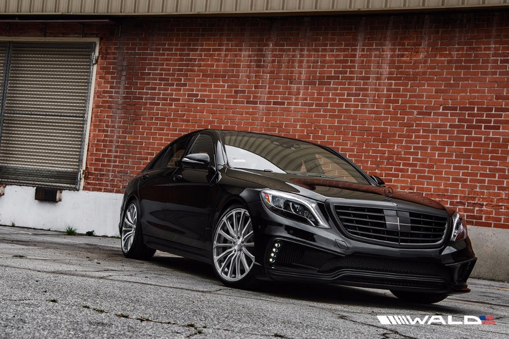 wald mercedes benz w222 s550 s63 s65 black bison body kit front 2014 2015 2016 2017