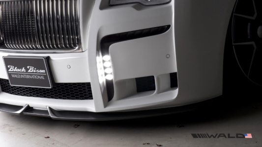 wald rolls royce dawn black bison edition front bumper led 2016 2017 2018