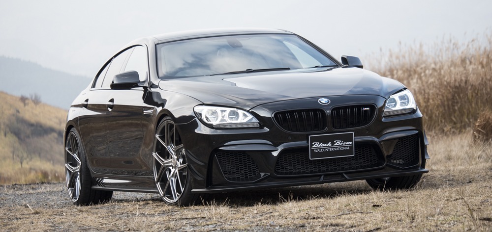 wald bmw 6 series gran coupe black bison body kit front angle 2011 2012 2013 2014 2015 2016 2017 2018