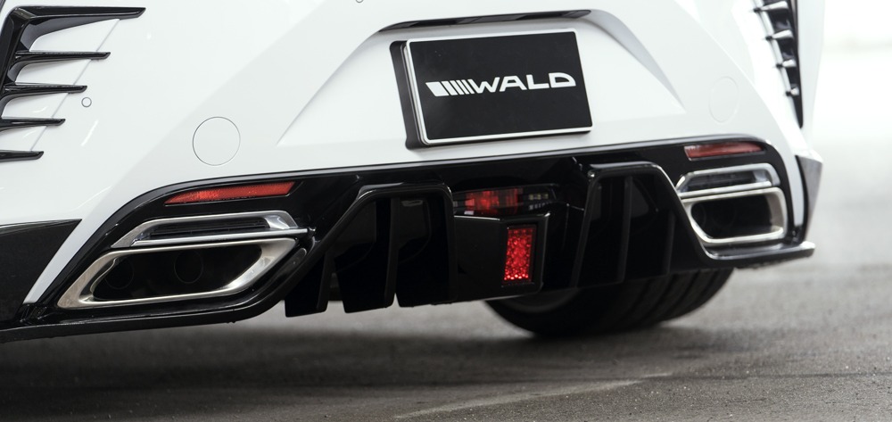 wald lexus lc500 lc500h sports line body kit rear diffuser 2017 2018