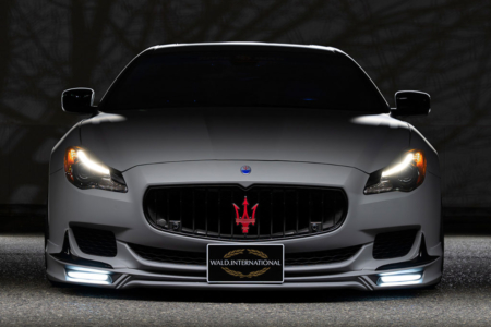 wald maserati quattroporte executive line body kit front spoiler led drl 2013 2014 2015 2016 2017 front