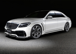 wald black bison w222 mercedes s class facelift s65 s63 s550 body kit front side angle front bumper side skirt sport fender v12c wheel rim 2018 2019 2020